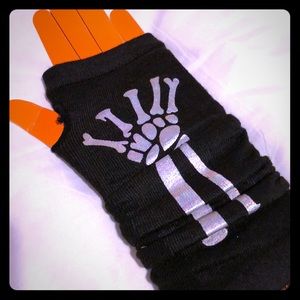Halloween skeleton gloves